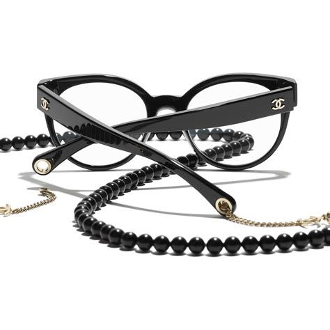 chanel eyeglasses with pearls.